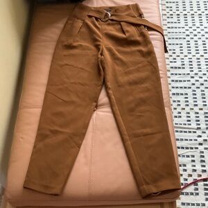 Dynamite High-Waisted loop belted pants